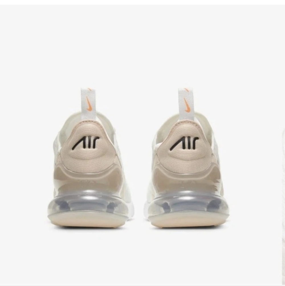 Women's Bling Nike Air Max 270 White Sneakers Shoes Customized With Crystals - Picture 6 of 6